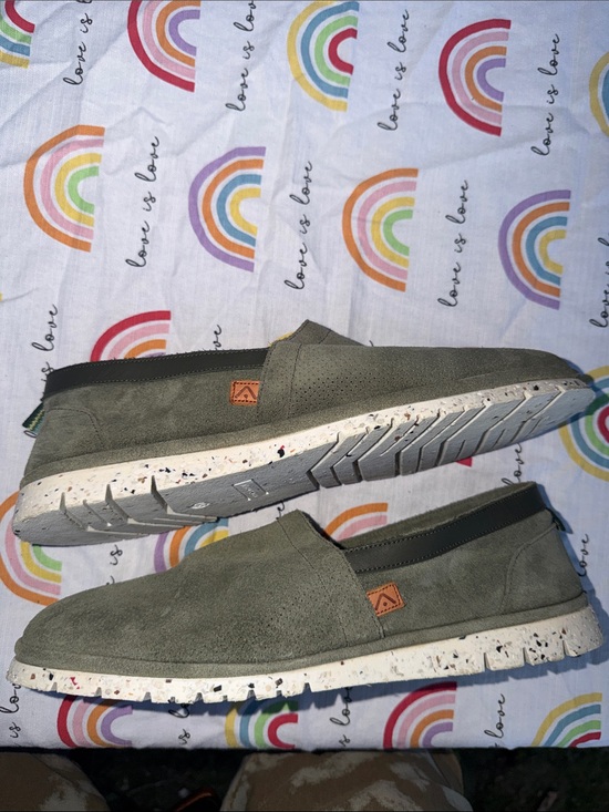 Vionic Olive Green Slip-On Loafers